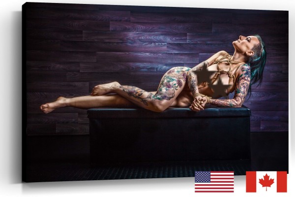Bound Tattoo Girl, USA