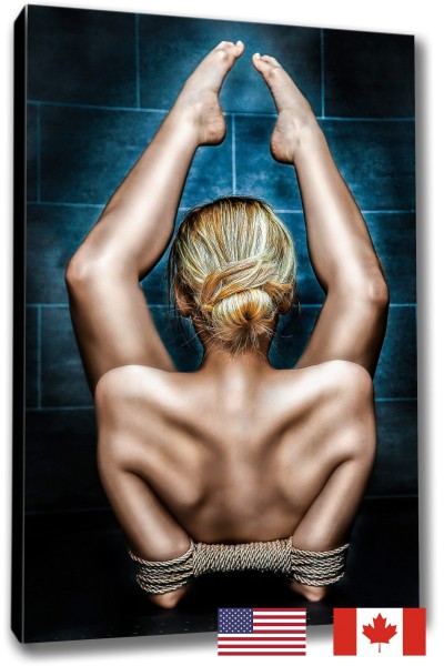 Tied Arms, Legs Up, USA