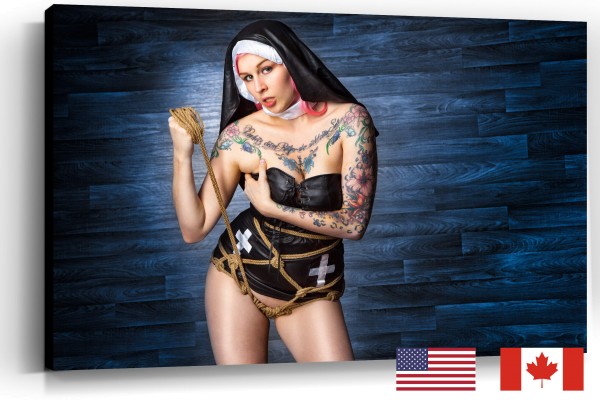 Tied Tattoo Nun, USA