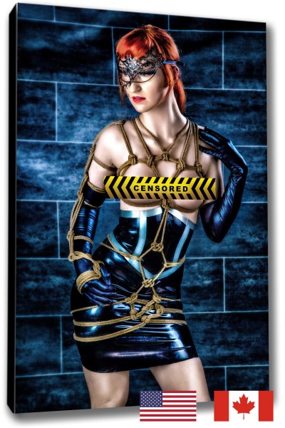 Latex Skirt and Mask, USA