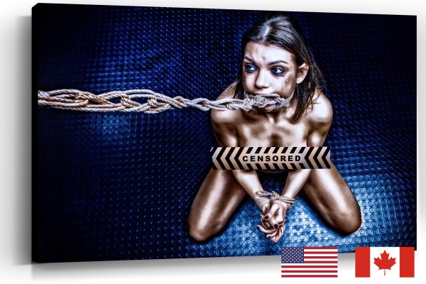 Tears, Gagged with Rope, USA
